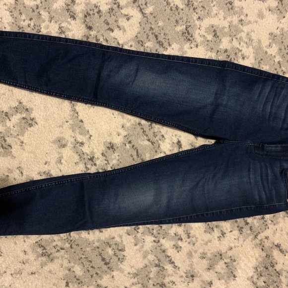 7 for All Mankind: b(air) Denim Aubrey in Varnish - Picture 2 of 3